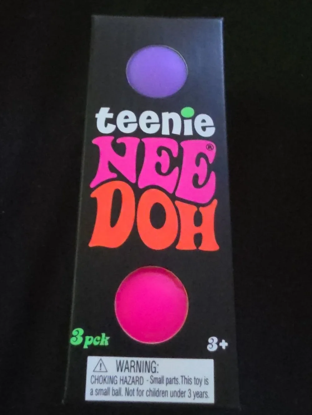 Teenie Weenie NeeDohs 3-Pack Neon  - Purple & Neon Green & Pink